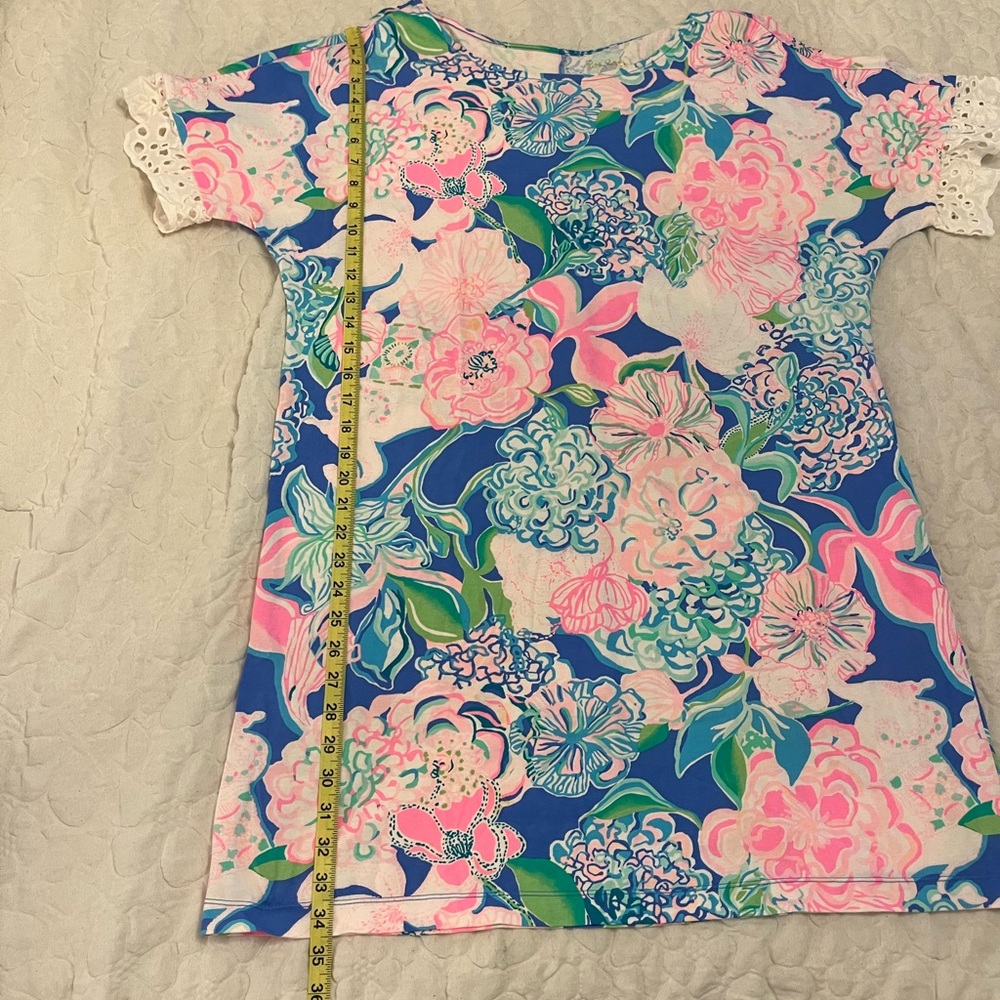 Lilly Pulitzer Helina T-shirt dress in “Peony For Your Thoughts" floral print - Picture 7 of 7